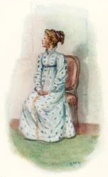 Illustratie voor Northanger Abbey door Jane Austen