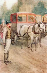 Illustratie voor Northanger Abbey door Jane Austen