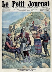Albanese Types: Oprichting van het Koninkrijk Albanië in Europa 1914 (druk)