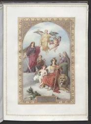 Hulde bij de gelegenheid van het 50-jarig regeringsjubileum van keizer Franz Joseph I, 1898