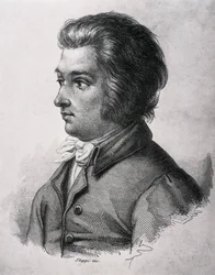 Wolfgang Amadeus Mozart (1756-1791). Oostenrijkse componist van klassieke muziek.