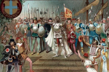 Othello keert zegevierend terug naar Cyprus, Akte I Scène 1 uit de opera Otello van Giuseppe Verdi