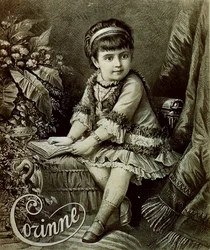 Portret van Corinne, een kindacteur