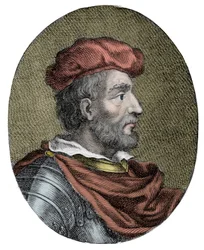 Portret van Duncan I van Schotland - portret van Duncan I van Schotland - gravure