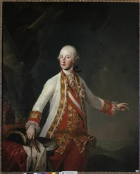 Portret van Jozef II van Habsburg (olieverf op doek)