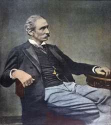 Portret van de Italiaanse politicus Giuseppe Zanardelli (1826-1903).