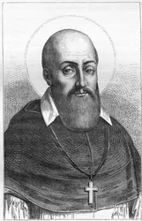 Franciscus van Sales, bisschop van Genève, stichter van de Orde van de Visitatie .