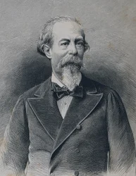ZORRILLA Y MORAL, Jose (1817-1893). Spaanse Romantische dichter en dramaturg. Gravure