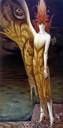 Portret van de Markiezin Luisa Casati (1881-1957)