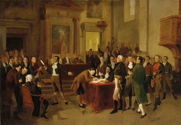 Ondertekening van de Onafhankelijkheidsverklaring
