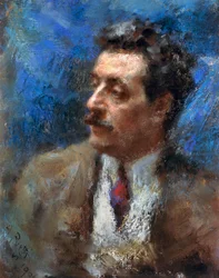 Portret van Giacomo Puccini
