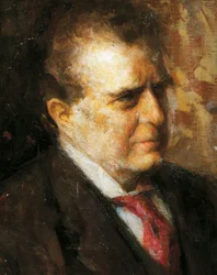 Portret van Pietro Mascagni
