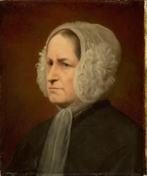 Portret van Róża Branicka, geboren Potocka (1782-1862), op hogere leeftijd