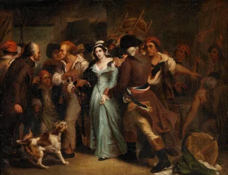 De arrestatie van Charlotte Corday
