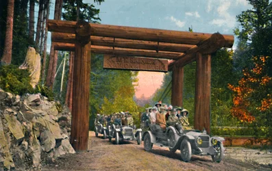 Ingang van Mount Rainier National Park, circa 1916
