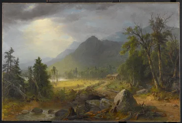 De eerste oogst in de wildernis, 1855