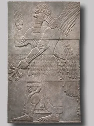 Groetende beschermgeest, 883-859 v.Chr.