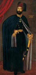 Portret van Mahmud II 1785-1839, Sultan van het Ottomaanse Rijk, na 1828