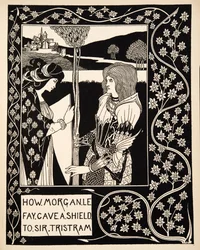 Hoe Morgan Le Fay een schild gaf aan Sir Tristram
