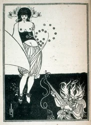 Salome, illustratie van het toneelstuk geschreven door Oscar Wilde