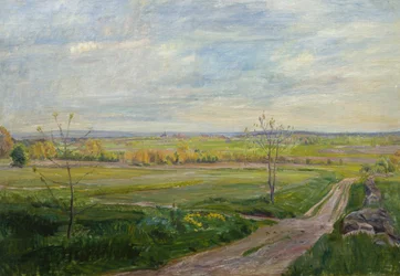 Landschap bij Eidsberg Kerk