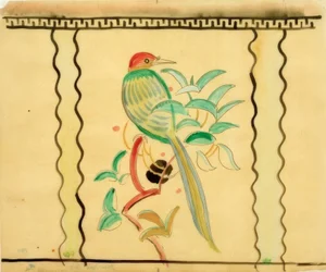 Groene Vogel (Vaasontwerp)