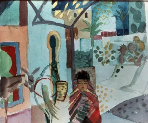 Meisje met paard en ezel