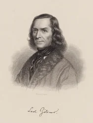 Portret van de componist Carl Friedrich Zöllner 1800-1860, c. 1850