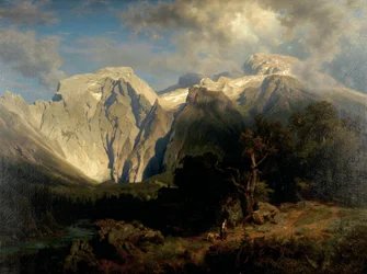 Kalkgebergte landschap