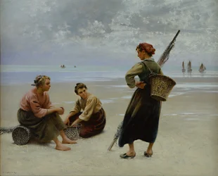 Mosselverzamelaars, Bretagne