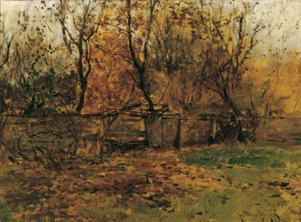 De tuin van de schilder Franz von Lenbach in München