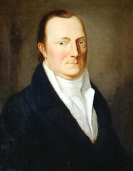 Portret van president van de politie Ludwig von Manger, ca. 1825