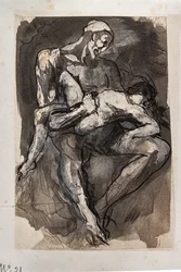 Graaf Ugolino in de gevangenis