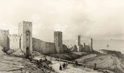 De muren van Wisby, eiland Gothland