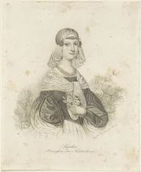 Portret van Sophie, prinses der Nederlanden