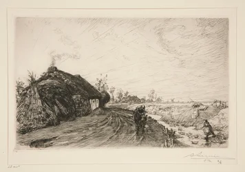 Pad langs het moeras van de Vendée (Saint-Jean-de-Monts)