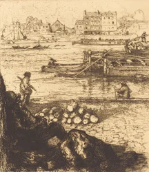 Dokwerker, Pier bij La Gare, 1894