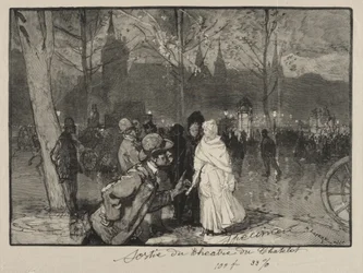 Sortie du Théâtre du Chatelet