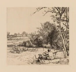 Auguste Lepère: De Omgevallen Appelboom (Picardië)
