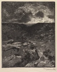 Fontainebleau Bos: Franchard Vallei, 1890