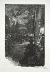De Boulevard Montmartre, de Avond