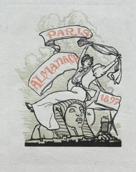 Parijs Almanak, 1897: Achteromslag