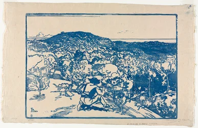 De stroper, duinen van Saint Jean de Mont, 1901