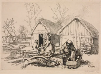 Het huis van de houthakkers in Vendée