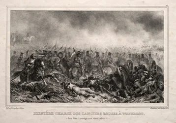 Laatste Charge van de Rode Lansiers bij Waterloo