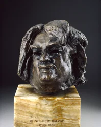 Balzac, hoofd voor de laatste studie