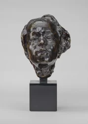Hoofd van Hanako Ohta Hisa, model