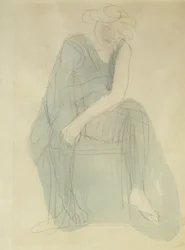 Zittende Vrouw