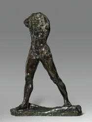 De wandelende man, gemodelleerd 1877-1900, gegoten voor 1917