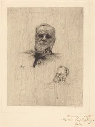 Victor Hugo, van voren, 1886